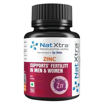 Natxtra Zinc Capsules -  Bottle of 30 