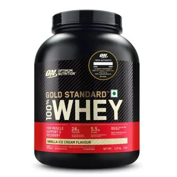 Optimum Nutrition Gold Standard 100% Whey (Vanilla Ice Cream) - 2.27kg