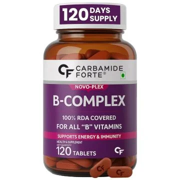 Carbamide Forte Vitamin B-Complex Tablets - Bottle of 120