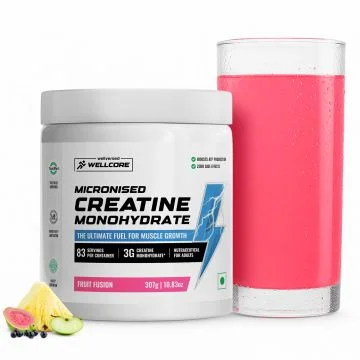 Wellcore Creatine Monohydrate (Fruit Fusion) - 307g