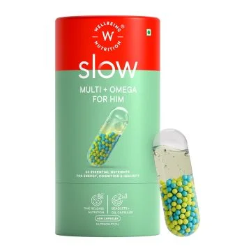 Wellbeing Nutrition Slow Multi + Omega For Him -  60 Capsules