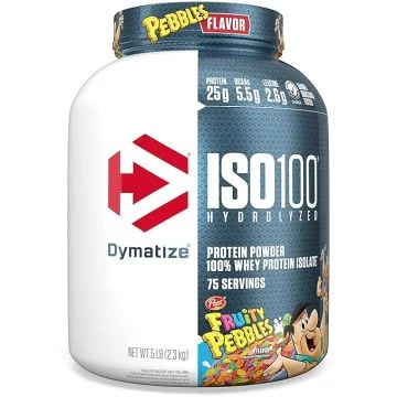 Dymatize Nutrition ISO100 Hydrolyzed Whey Protein Isolate (Fruity Pebbles) - 2.3kg