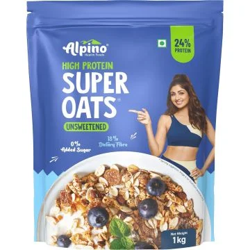 Alpino High Protein Super Oats (Unsweetened) - 1kg