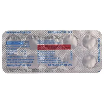 AB Phylline SR 200 Tablet - Strips of 10