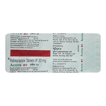 Acera 20 mg Tablet - Strip of 10