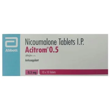 Acitrom 0.5 mg Tablet - Strip of 10