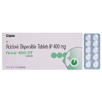 Acivir 400 DT Tablet - Strip of 10