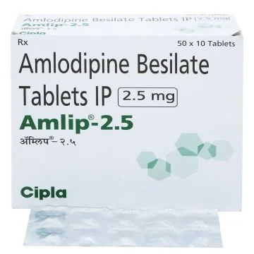 Amlip 2.5 mg Tablet - Strip of 10