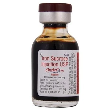 Anofer S 100 mg Injection - 5 ml