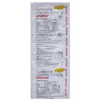 Aplovir 10 mg Lemon Lozenges - Strip of 10