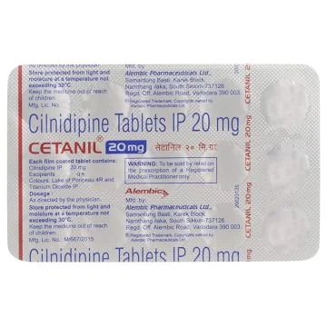 Cetanil 20mg Tablet - Strip of 15