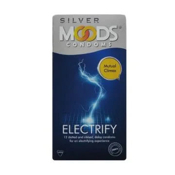 Moods Silver Electrify Condom - Pack of 12