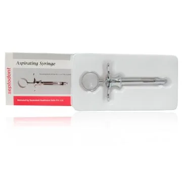 Septodont Aspirating Syringe (1.7mL/1.8mL - Indian made) - 1's Pack