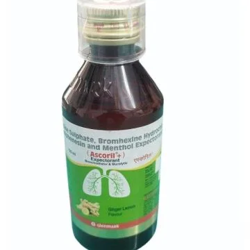 Ascoril+ Expectorant Ginger Lemon Syrup 120 ml