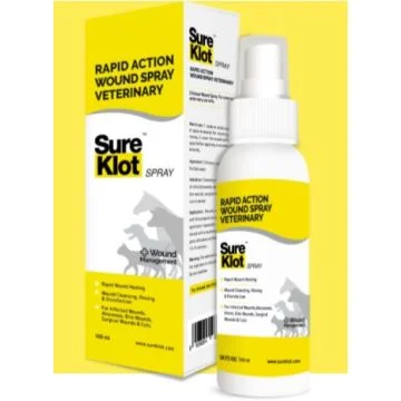 Axio SureKlot Rapid Action Veterinary Wound Spray (100ml)