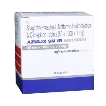 Azulix SM IR 50/1/1000 mg Tablet - Strip of 10