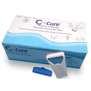 C-Cure Disposable Surgical Skin Blade Razor - Pack of 50