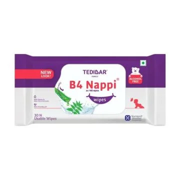 B4 Nappi Wipes (New) – Pack of 30