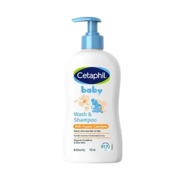 Cetaphil Baby Wash & Shampoo with Organic Calendula - 400 ml