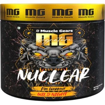 Muscle Gears Nuclear Preworkout Supplement (Wild Night) - 330g