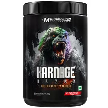 Bigmuscles Nutrition Karnage Black Pre-Workout (Sex on the Beach) - 420g