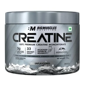 Bigmuscles Nutrition Creatine (Unflavoured) - 102g