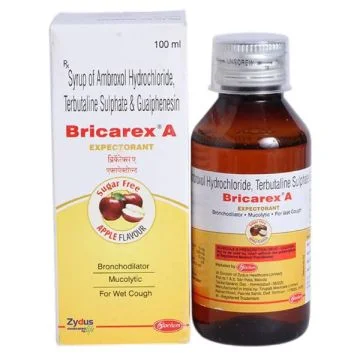 Bricarex A Sugar Free Apple Flavour Expectorant - 100 ml