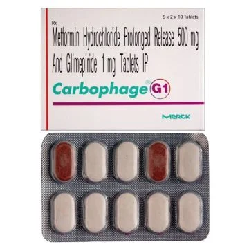 Carbophage G1 Tablet - Strip of 10