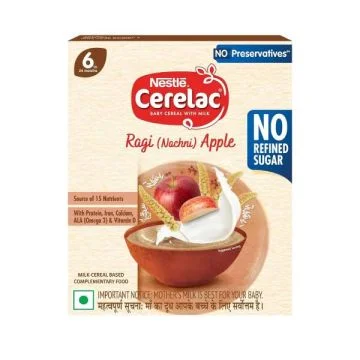 Nestle Cerelac Ragi (Nachni) Apple – 300g