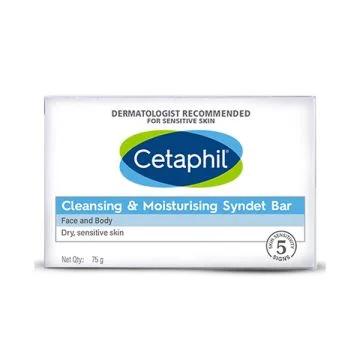 Cetaphil Cleansing & Moisturising Syndet Bar - 75 g