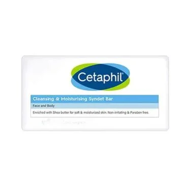 Cetaphil Cleansing & Moisturizing Syndet Bar - 100 g