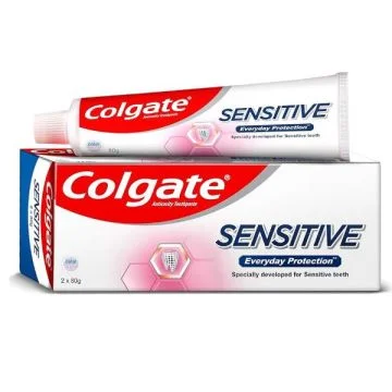 Colgate Sensitive Everyday Protection Toothpaste (80 g x 2) - 160 g