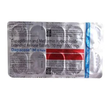 Dapacose-M 10 Forte Tablet - Strip of 10