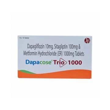 Dapacose Trio 1000 Tablet - Strip of 10