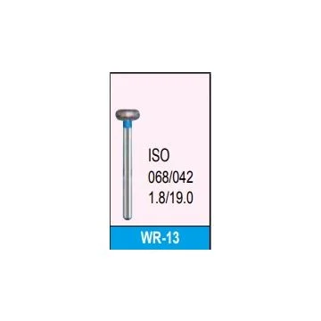 Mani Diamond Bur (Standard)-Wheel Round Edge (WR-13), Pack of 5