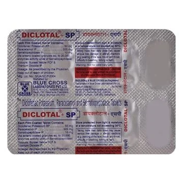 Diclotal + SP Tablet - Strip of 10