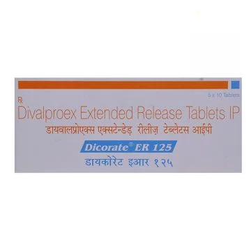 Dicorate ER 125mg Tablet - Strip of 10