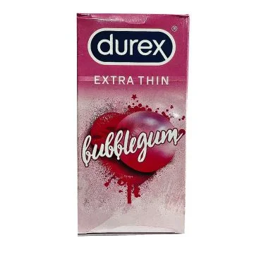 Durex Extra Thin Bubblegum Condom - Pack of 10