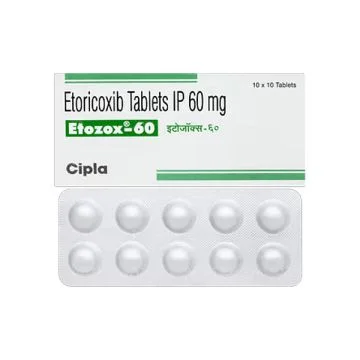 Etozox 60 mg Tablet - Strip of 10