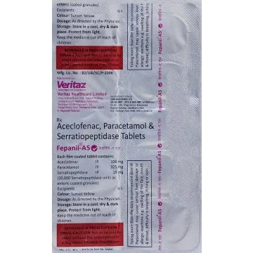 Fepanil-AS Tablet - Strip of 10