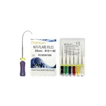 Mani Root Canal NiTi Flare Files - 6's Pack