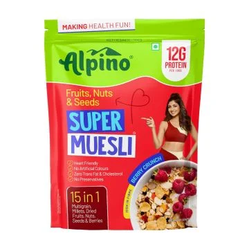 Alpino Protein Rich Super Muesli (Fruit&Nut) - 750g
