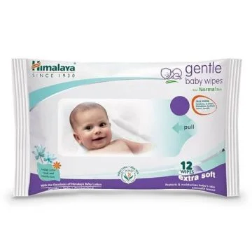 Himalaya Gentle Baby Wipes - 12'S