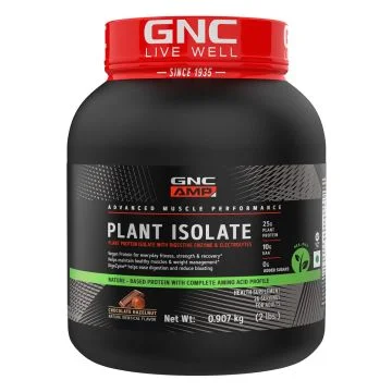 GNC AMP Advanced Muscle Performance Plant Isolate (Chocolate Hazelnut) - 907g