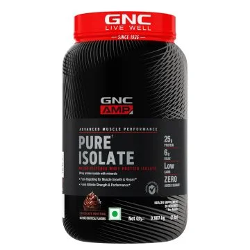 GNC AMP Advanced Muscle Performance Pure Isolate (Chocolate Frosting) - 907g