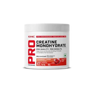 GNC Creatine Monohydrate (Cranberry Flavour) - 100g
