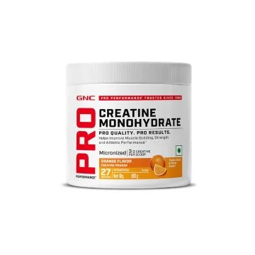 GNC Creatine Monohydrate (Orange Flavour) - 100g