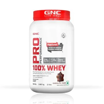 GNC Pro Performance 100% Whey Protein (Chocolate Fudge) - 907g