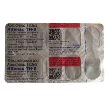Hifenac TH 8 Tablet - Strip of 10