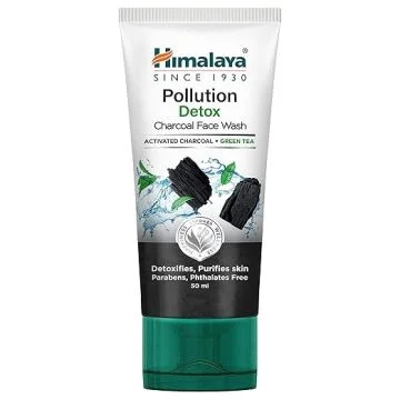 Himalaya Pollution Detox Charcoal Face Wash - 50 ml